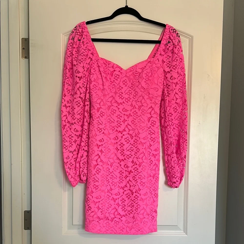 Lilly Pulitzer Juliah Pink Lace Dress - Size 0
